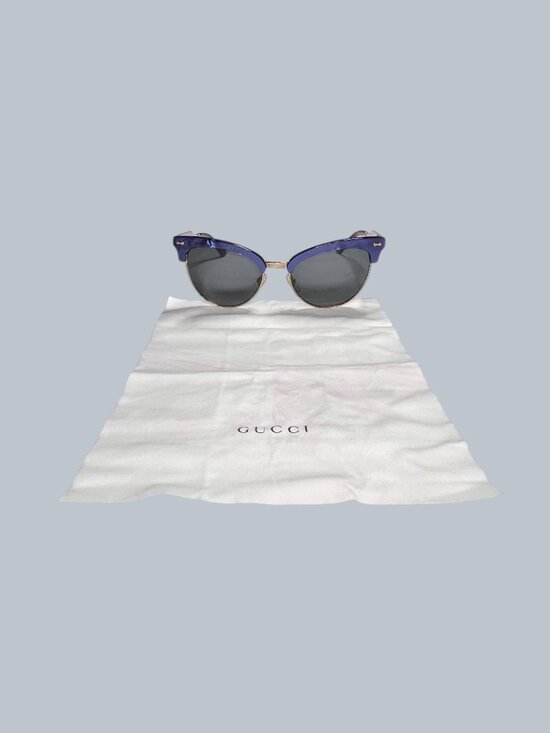Gucci GG0055S Blue Marbled \